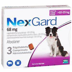  Nex Gard 10 to 25kg (3tab in box)